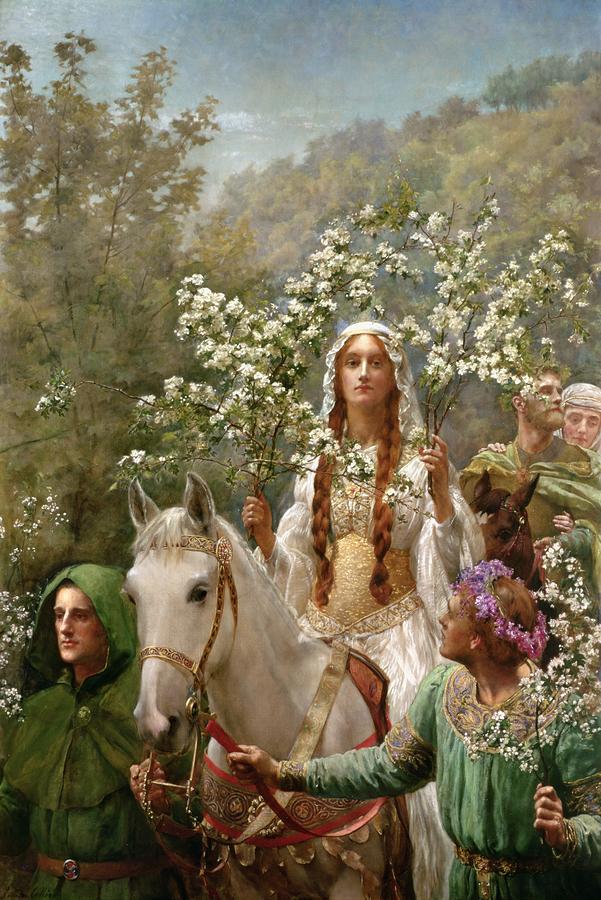 Queen Guinevere's Maying by John Collier